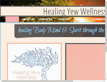 Tablet Screenshot of healingyewwellness.com